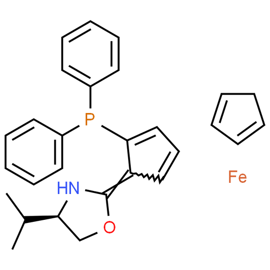 (R,Sp)-[2-(4'-i-Propyloxazolin-2'-yl)ferrocenyl]diphenylphosphine