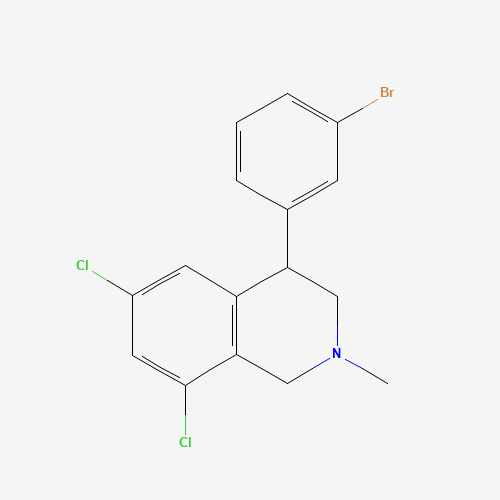 4-(3-Bromophenyl)-6,8-dichloro-2-methyl-1,2,3,4-tetrahydroisoquinoline