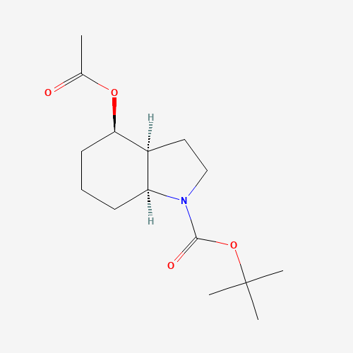 (3AS,4R,7aS)-tert-butyl 4-acetoxyoctahydro-1h-indole-1-carboxylate