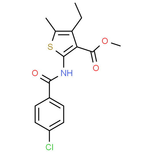 Methyl 2-(4-chlorobenzamido)-4-ethyl-5-methylthiophene-3-carboxylate