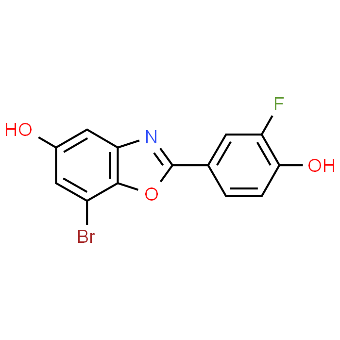 7-Bromo-2-(3-fluoro-4-hydroxyphenyl)benzo[d]oxazol-5-ol