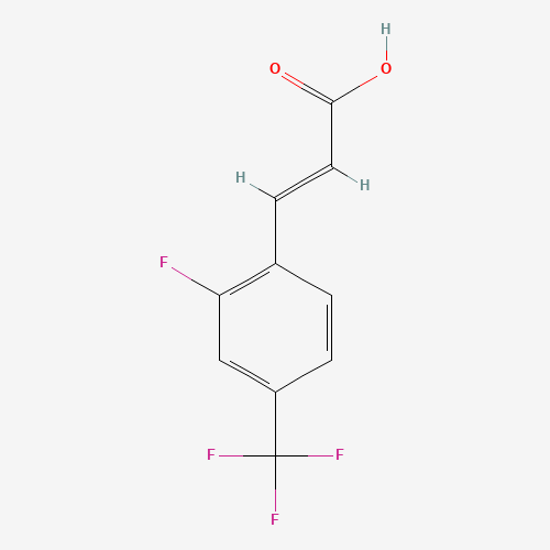 (E)-3-(2-Fluoro-4-(trifluoromethyl)phenyl)acrylic acid
