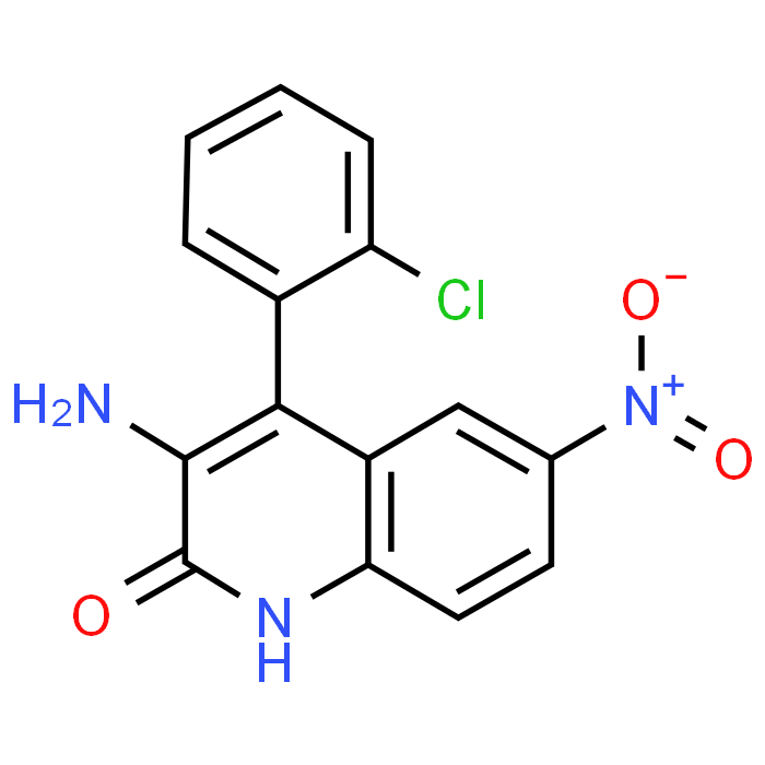 3-Amino-4-(2-chlorophenyl)-6-nitroquinolin-2(1H)-one