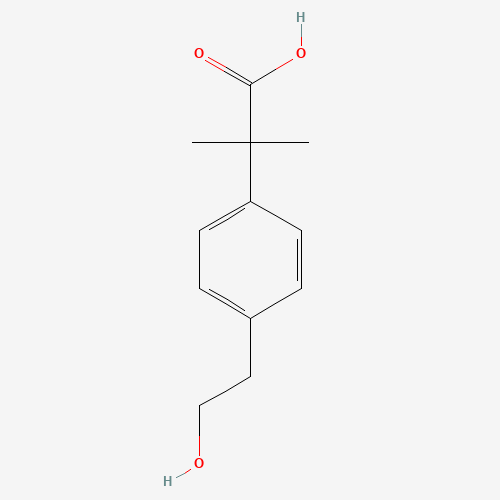 2-(4-(2-Hydroxyethyl)phenyl)-2-methylpropanoic acid