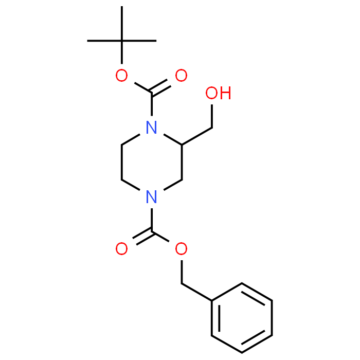 4-Benzyl 1-tert-butyl 2-(hydroxymethyl)piperazine-1,4-dicarboxylate
