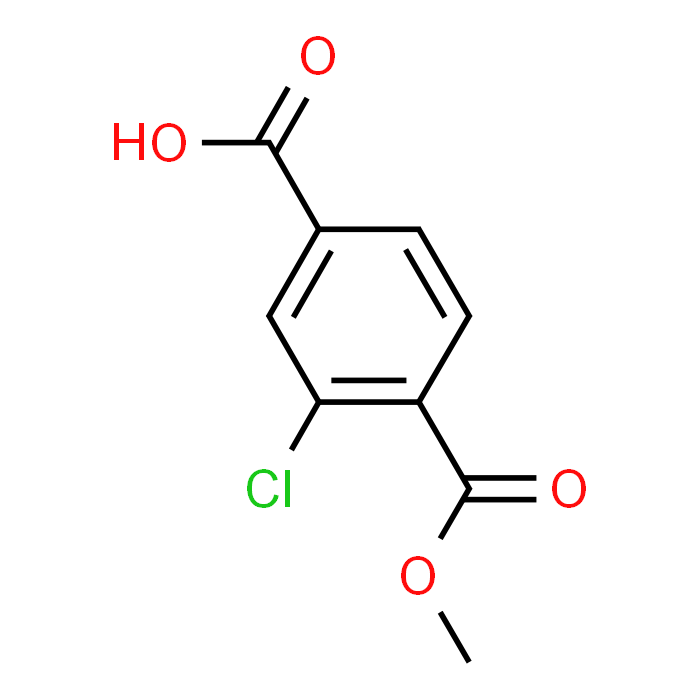 3-Chloro-4-(methoxycarbonyl)benzoic acid