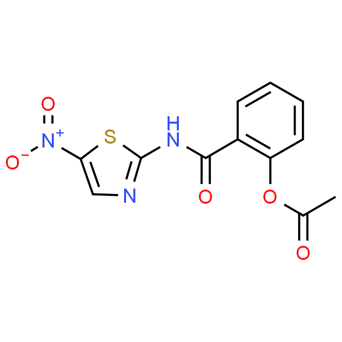 2-((5-Nitrothiazol-2-yl)carbamoyl)phenyl acetate