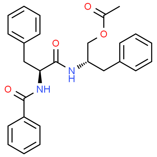 (S)-2-((S)-2-Benzamido-3-phenylpropanamido)-3-phenylpropyl acetate