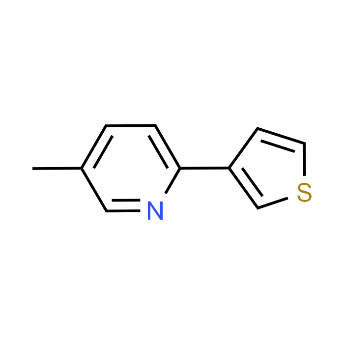 5-Methyl-2-(thiophen-3-yl)pyridine