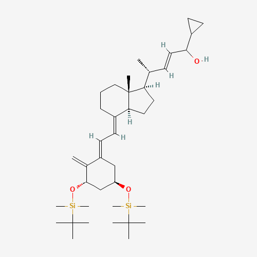 (4R,E)-4-((1R,3aS,7aR,E)-4-((E)-2-((3S,5R)-3,5-bis((tert-butyldimethylsilyl)oxy)-2-methylenecyclohexylidene)ethylidene)-7a-methyloctahydro-1H-inden-1-yl)-1-cyclopropylpent-2-en-1-ol