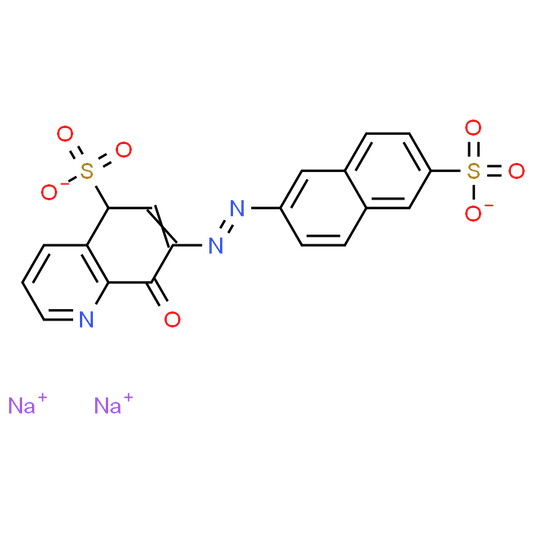 Sodium 8-hydroxy-7-((6-sulfonatonaphthalen-2-yl)diazenyl)quinoline-5-sulfonate