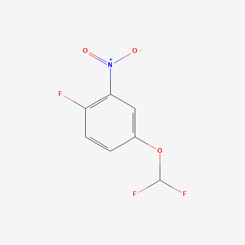 4-Fluoro-3-nitro-1-(difluoromethoxy)benzene