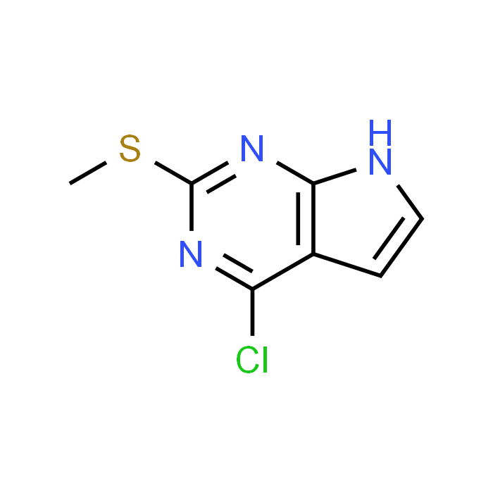 4-Chloro-2-(methylthio)-7H-pyrrolo[2,3-d]pyrimidine