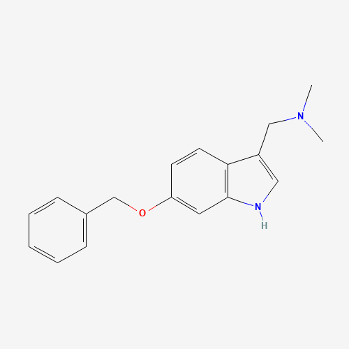 1-(6-(Benzyloxy)-1H-indol-3-yl)-N,N-dimethylmethanamine