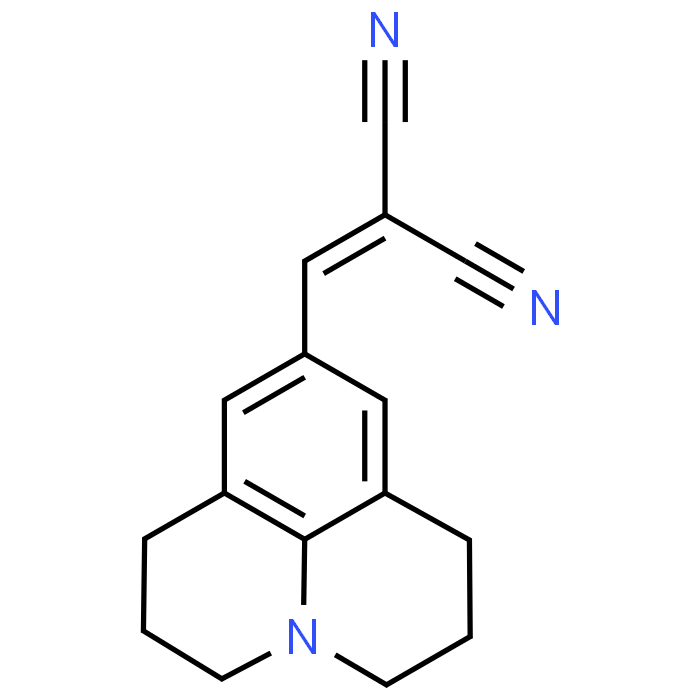 2-((2,3,6,7-tetrahydro-1H,5H-pyrido[3,2,1-ij]quinolin-9-yl)methylene)malononitrile