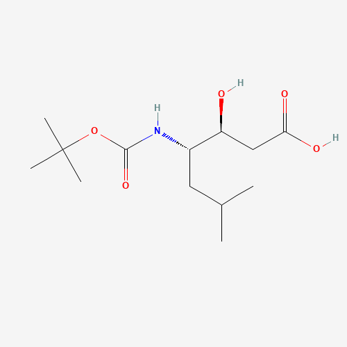 (3S,4S)-4-((tert-Butoxycarbonyl)amino)-3-hydroxy-6-methylheptanoic acid
