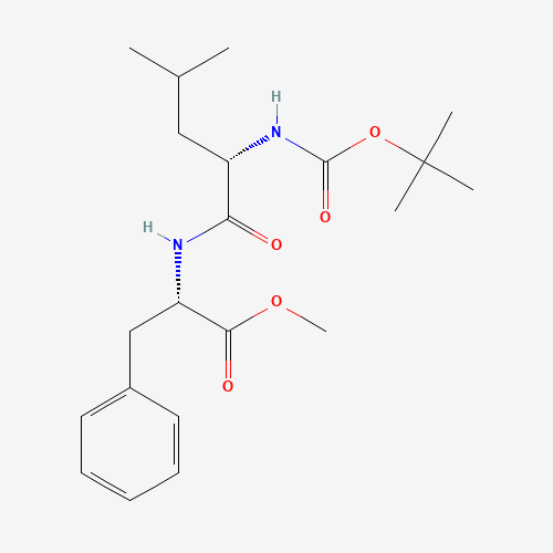 (S)-Methyl 2-((S)-2-((tert-butoxycarbonyl)amino)-4-methylpentanamido)-3-phenylpropanoate