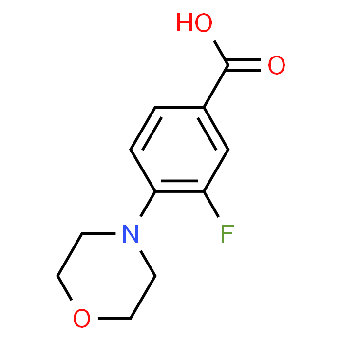 3-Fluoro-4-morpholinobenzoic Acid
