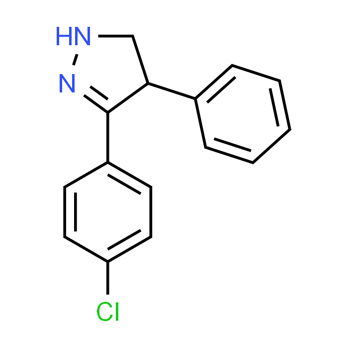 3-(4-Chlorophenyl)-4-phenyl-4,5-dihydro-1H-pyrazole