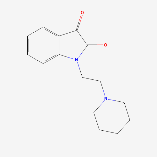 1-(2-(Piperidin-1-yl)ethyl)indoline-2,3-dione