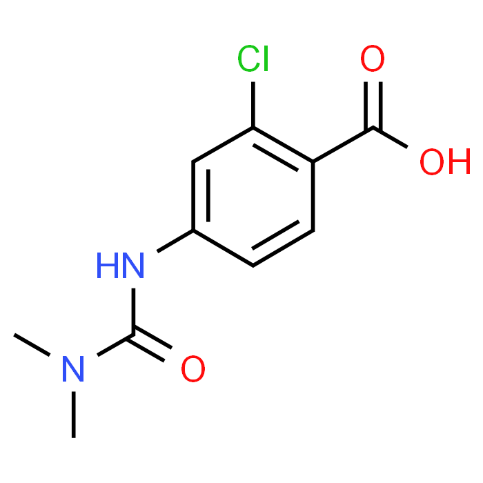 2-Chloro-4-[(dimethylcarbamoyl)amino]benzoic acid