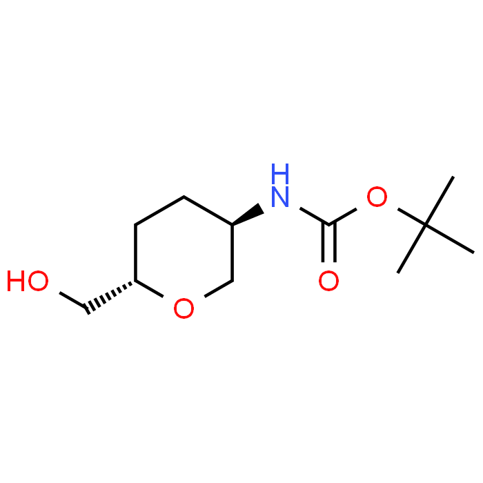 tert-Butyl ((3R,6S)-6-(hydroxymethyl)tetrahydro-2H-pyran-3-yl)carbamate