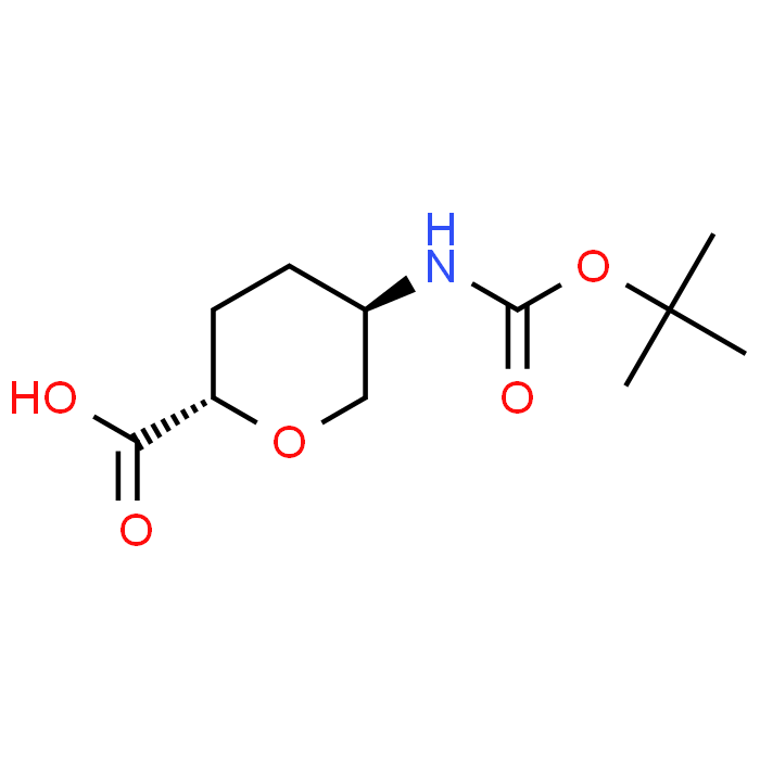 (2S,5R)-5-((tert-Butoxycarbonyl)amino)tetrahydro-2H-pyran-2-carboxylic acid