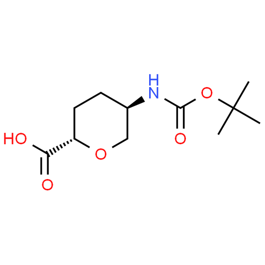 (2S,5R)-5-((tert-Butoxycarbonyl)amino)tetrahydro-2H-pyran-2-carboxylic acid