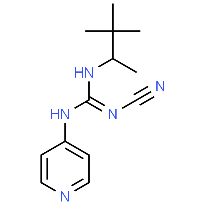 1-(3,3-Dimethylbutan-2-yl)-2-cyano-3-(pyridin-4-yl)guanidine