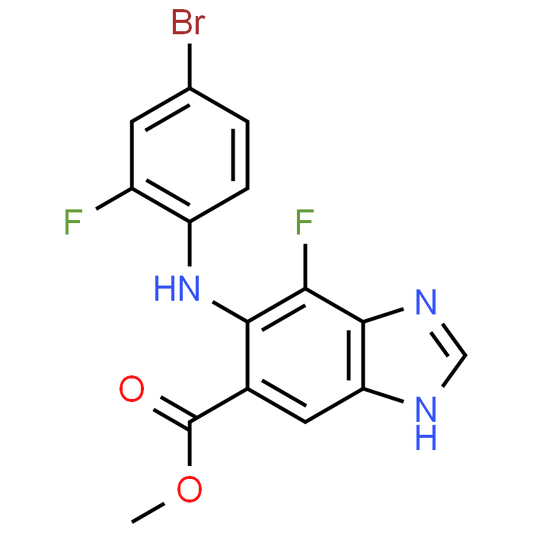 Methyl 6-((4-bromo-2-fluorophenyl)amino)-7-fluoro-1H-benzo[d]imidazole-5-carboxylate