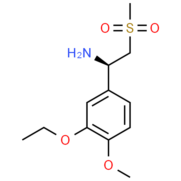 (R)-1-(3-Ethoxy-4-methoxyphenyl)-2-(methylsulfonyl)ethanamine