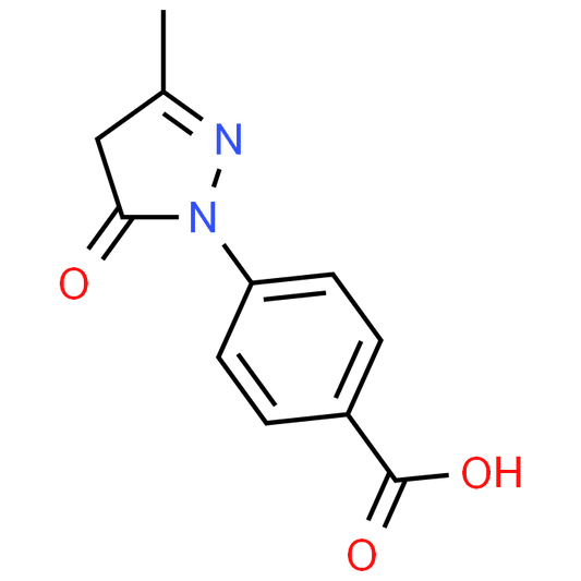 4-(3-Methyl-5-oxo-2-pyrazolin-1-yl)benzoic acid