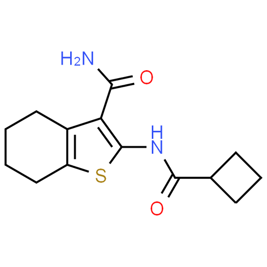 2-(Cyclobutanecarboxamido)-4,5,6,7-tetrahydrobenzo[b]thiophene-3-carboxamide