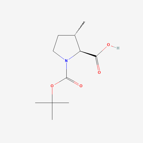 (2S,3S)-1-(tert-Butoxycarbonyl)-3-methylpyrrolidine-2-carboxylic acid