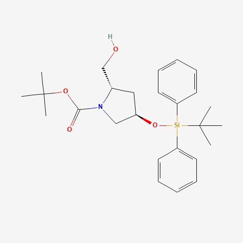 (2S,4R)-tert-butyl4-((tert-butyldiphenylsilyl)oxy)-2-(Hydroxymethyl)pyrrolidine-1-carboxylate
