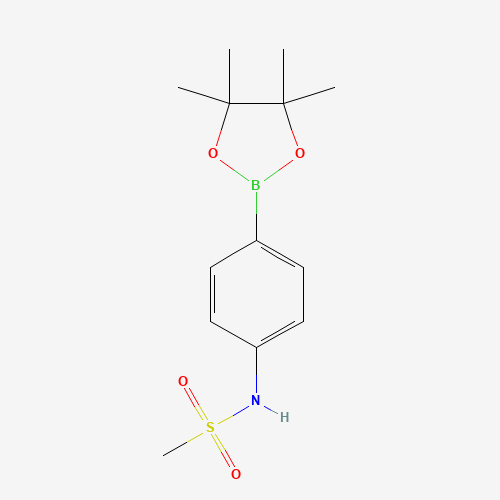 N-(4-(4,4,5,5-Tetramethyl-1,3,2-dioxaborolan-2-yl)phenyl)methanesulfonamide
