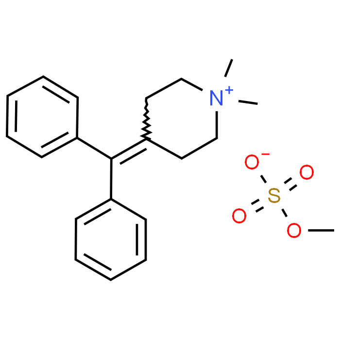 4-(Diphenylmethylene)-1,1-dimethylpiperidin-1-ium methyl sulfate