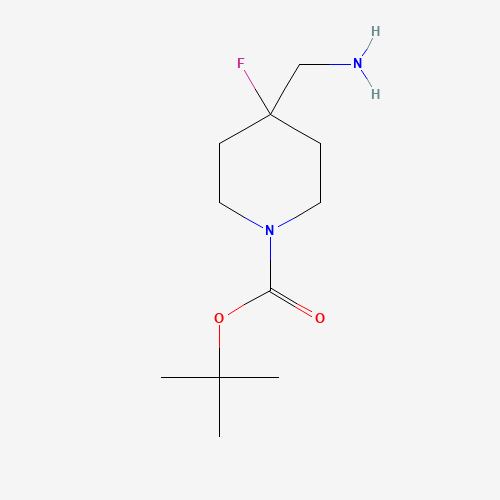 tert-butyl 4-(aminomethyl)-4-fluoropiperidine-1-carboxylate