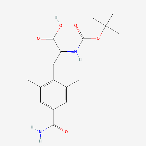 (S)-2-(tert-butoxycarbonylamino)-3-(4-carbamoyl-2,6-dimethylphenyl)propanoic acid