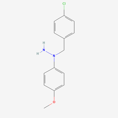 1-(4-Chlorobenzyl)-1-(4-methoxyphenyl)hydrazine