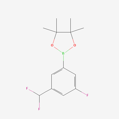 2-(3-(Difluoromethyl)-5-fluorophenyl)-4,4,5,5-tetramethyl-1,3,2-dioxaborolane