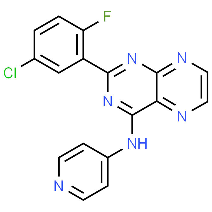 2-(5-Chloro-2-fluorophenyl)-N-(pyridin-4-yl)pteridin-4-amine
