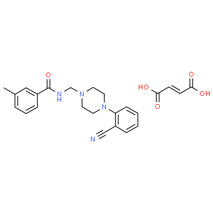 N-((4-(2-Cyanophenyl)piperazin-1-yl)methyl)-3-methylbenzamide maleate