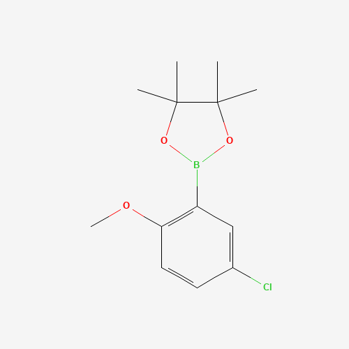 2-(5-chloro-2-methoxyphenyl)-4,4,5,5-tetramethyl-1,3,2-dioxaborolane