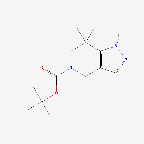 tert-Butyl 7,7-dimethyl-6,7-dihydro-1H-pyrazolo[4,3-c]pyridine-5(4H)-carboxylate