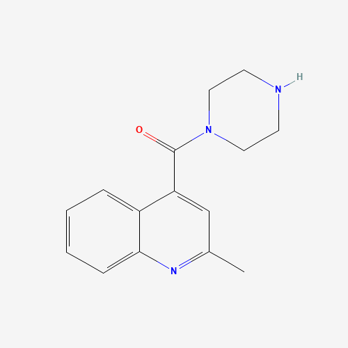 2-Methyl-4-(piperazine-1-carbonyl)quinoline