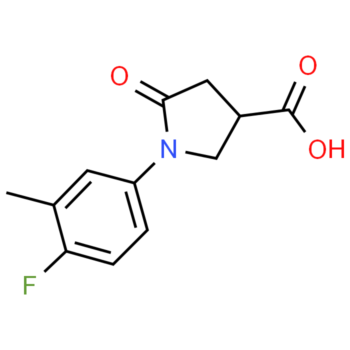 1-(4-Fluoro-3-methylphenyl)-5-oxopyrrolidine-3-carboxylic acid