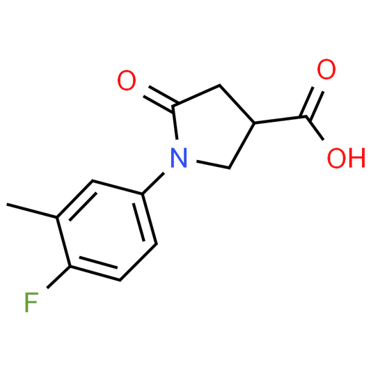 1-(4-Fluoro-3-methylphenyl)-5-oxopyrrolidine-3-carboxylic acid