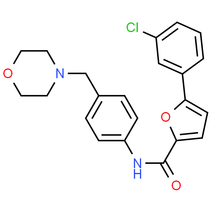 5-(3-Chlorophenyl)-N-(4-(morpholinomethyl)phenyl)furan-2-carboxamide