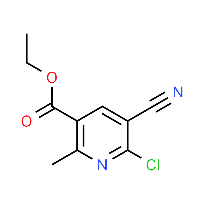 Ethyl 6-chloro-5-cyano-2-methylpyridine-3-carboxylate